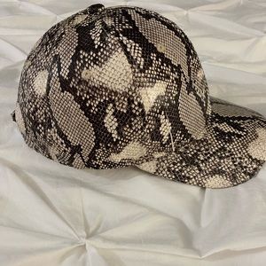 Aldo snake skin ball cap - never worn!
